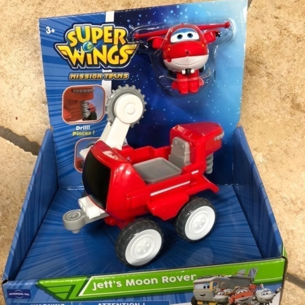 NEW Super Wings Jett's Moon Rover